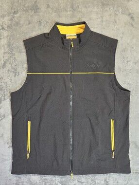 Stryker Running Style Vest Size Large Black Yellow Accents